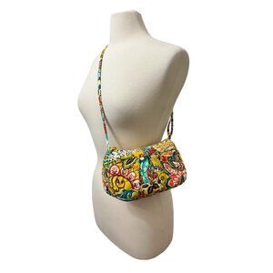 Vera Bradley Frannie Provencal Crossbody Shoulder Bag Adjustable Purse Retired
